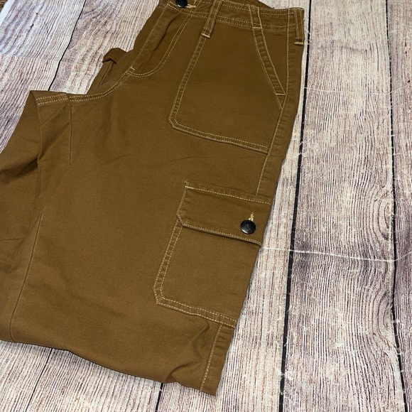 Empyre Tan Cargo Pants Like New Size 6 Straight Leg - Picture 4 of 6